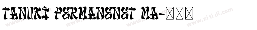 Tanuki Permanenet Ma字体转换